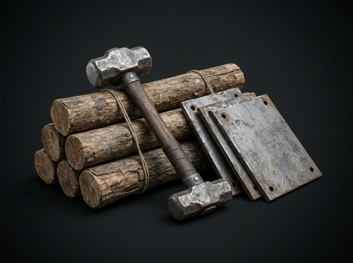 Heavy Sledgehammer & Crowbar Breacher Pack