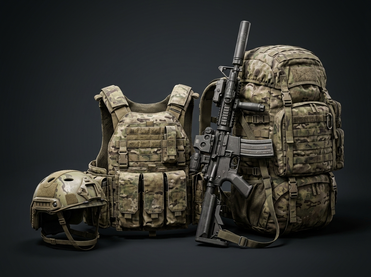 Woodland Camo Assault Kit