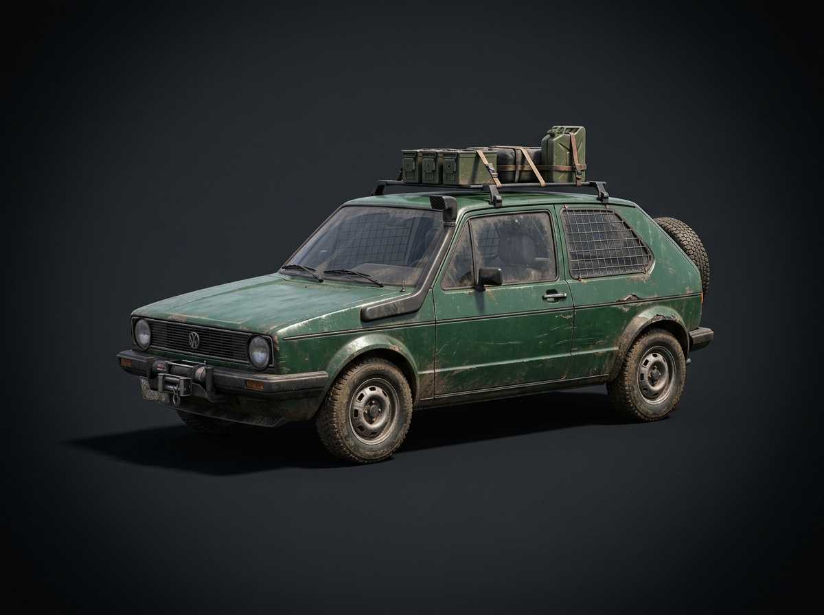 Survivor Wolfswagen Hatchback Car
