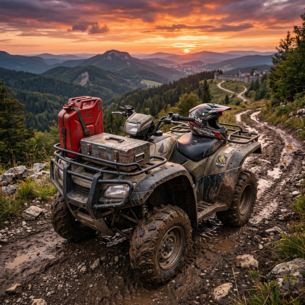 All-Terrain Quad ATV Recon Expedition