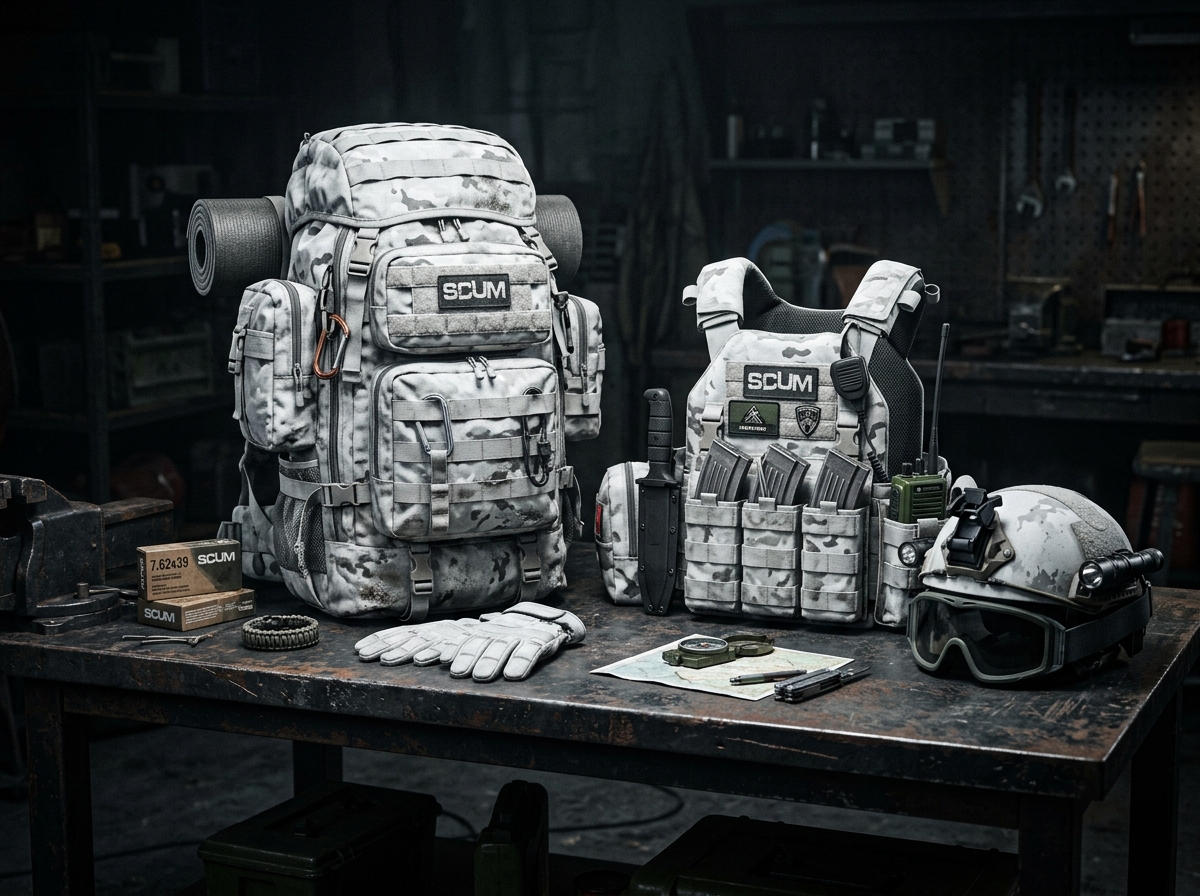 Winter Snow Camo Expedition Kit